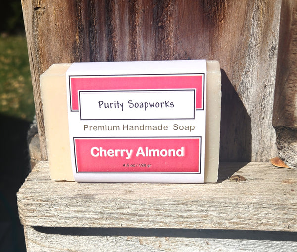 Cherry Almond Premium Handcrafted Soap