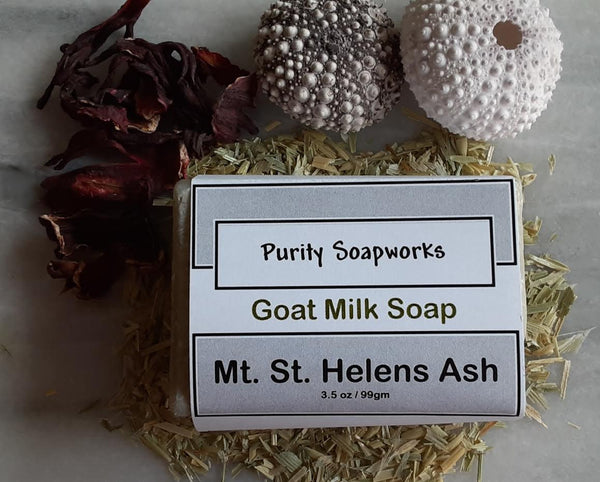 Mt. St. Helen's Ash Goat Milk Soap