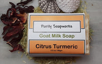 Citrus Turmeric Goat Milk Soap