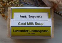 Lavender Lemongrass Goat Milk Soap