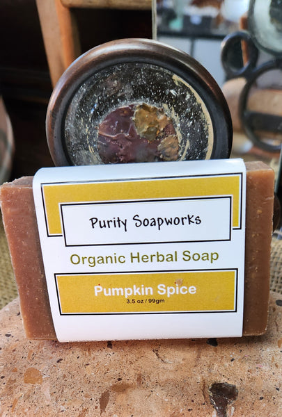 Pumpkin Spice Herbal Soap