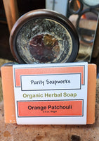 Orange Patchouli Herbal Soap